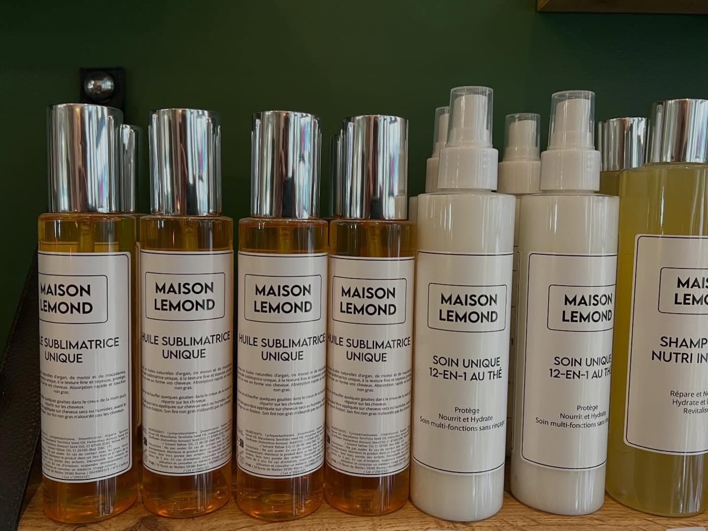 Gamme Maison Lemond : huile sublimatrice et soin 12-en-1